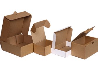 Самые популярные виды коробок из картона